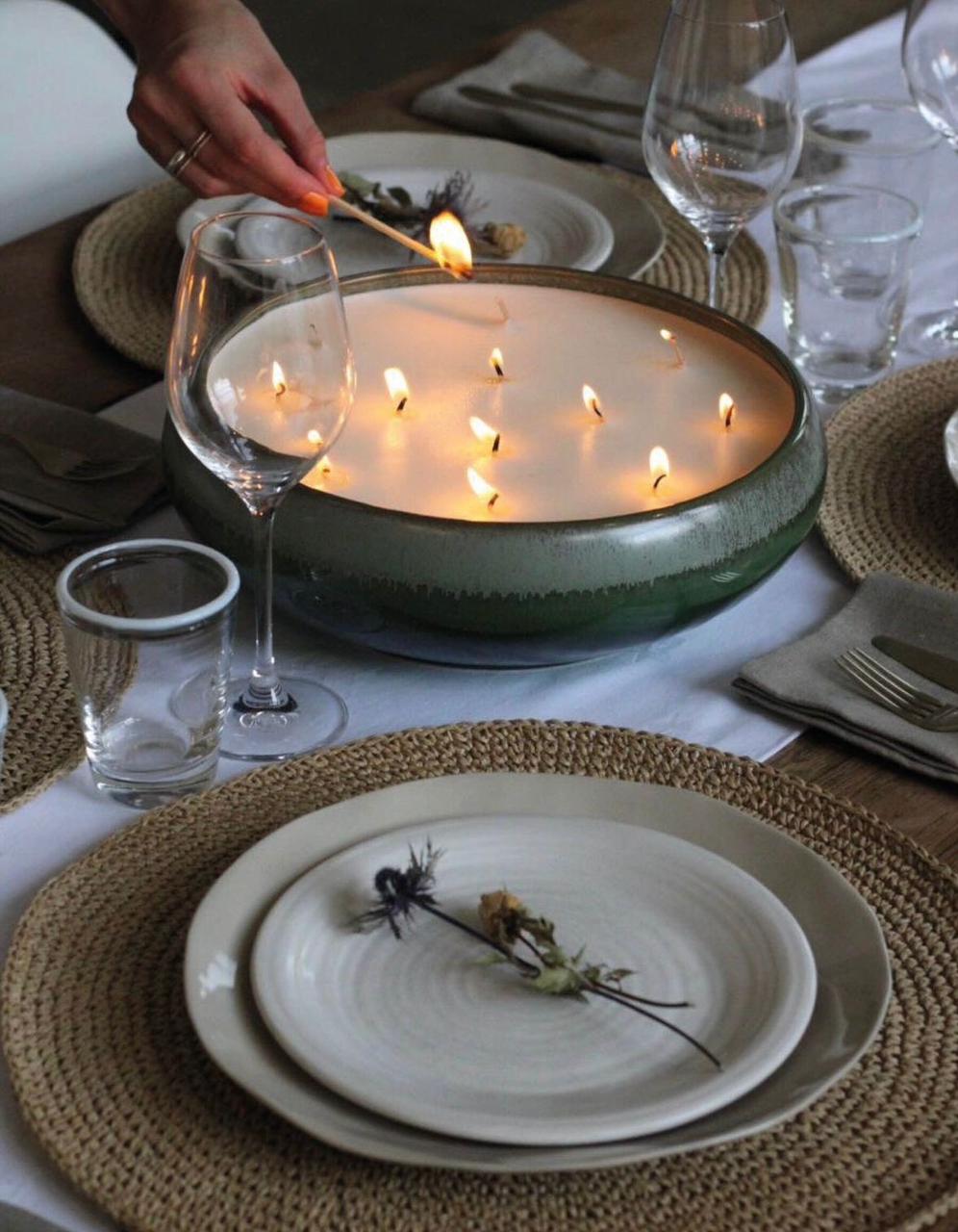 Gala's Clay pot Candles