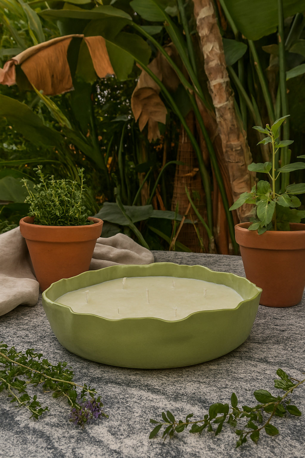 Clay Pot Candle, Berries Mist