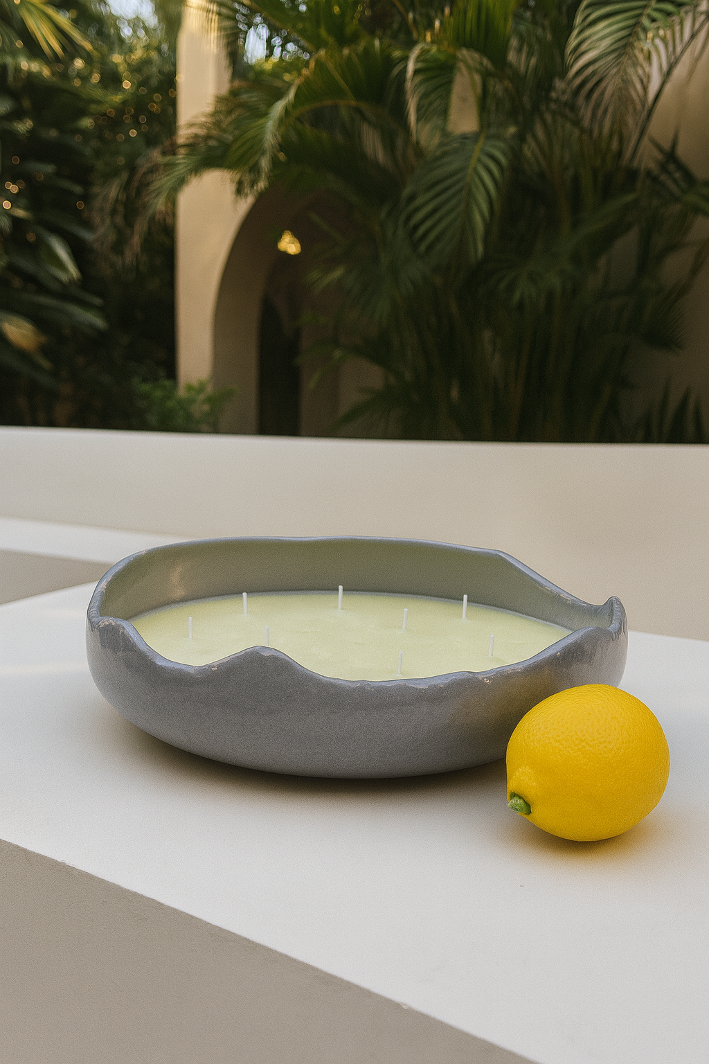 Clay Pot Candle, Jasmine Mist